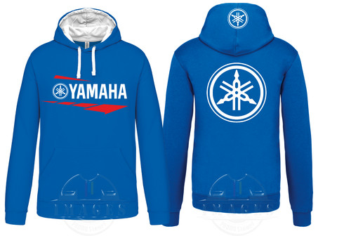 Felpa bicolore yamaha con - ,