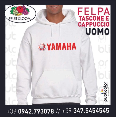 Felpa cappuccio tascone uomo - felpa,